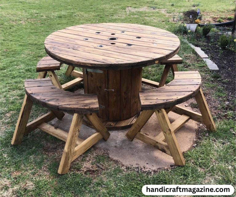 wooden spool table ideas