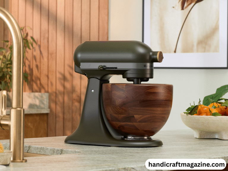 kitchenaid mixer wooden bowl