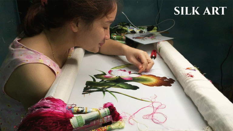 how to do silk art