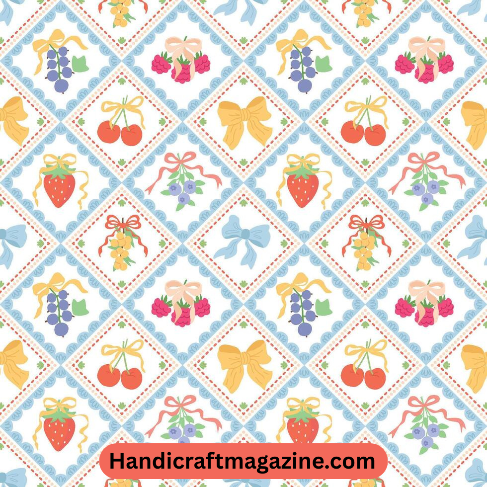 How to Make and Customize Preppy Wallpaper for a Trendy Look 1 berry and fruits seamless pattern. Preppy wallpaper