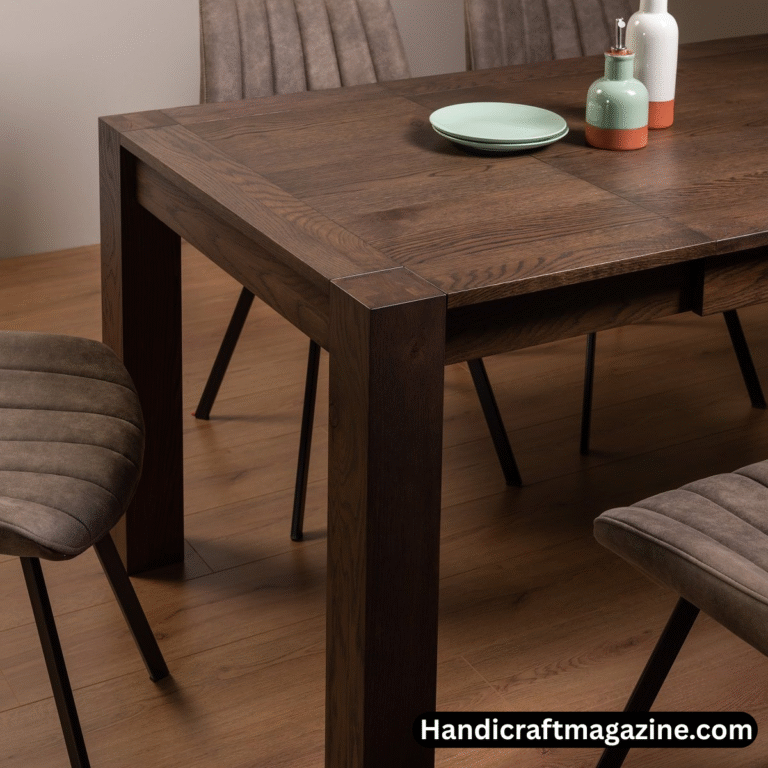 Make & Customize a Dark Wood Table